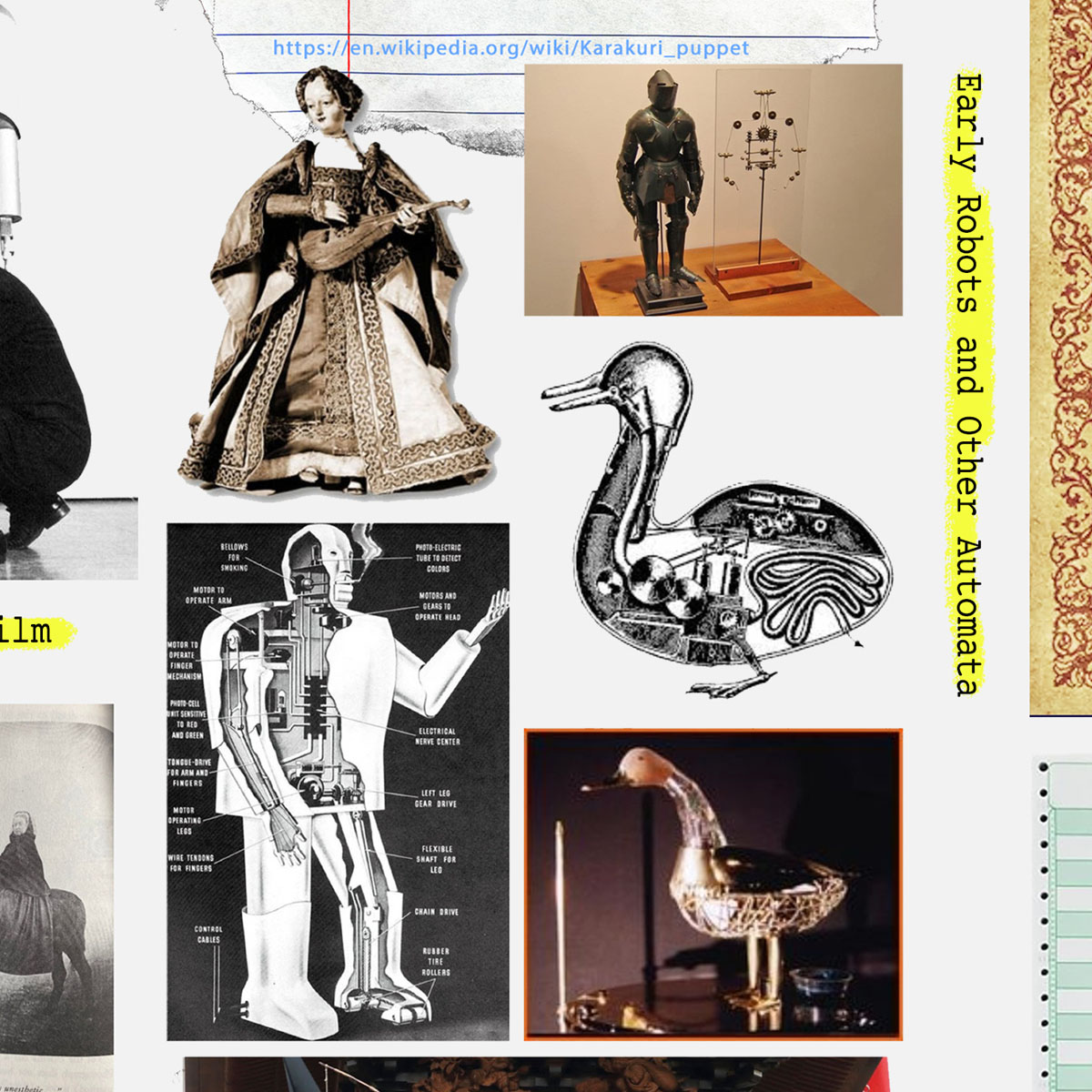 Early Robots and Other Automata